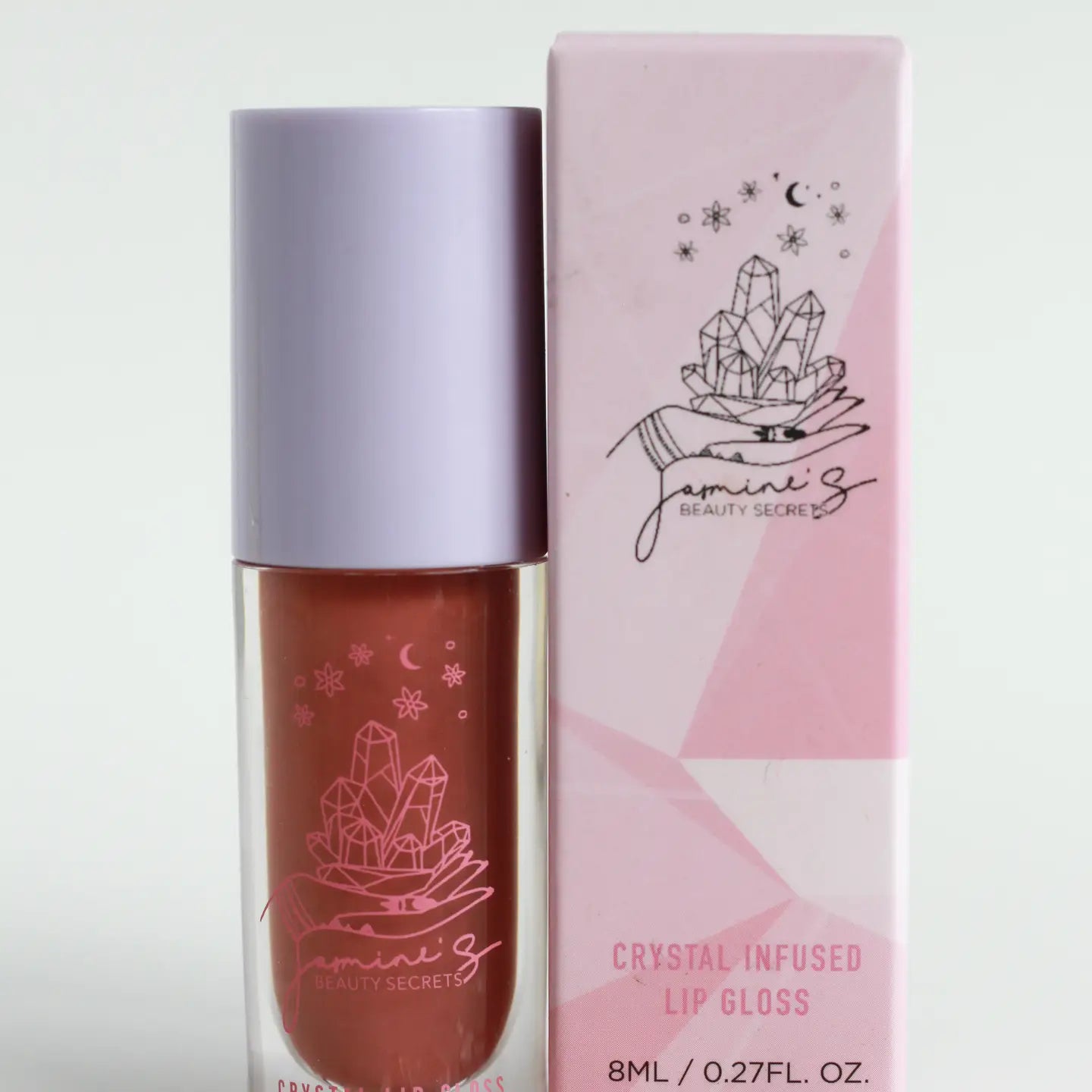 Jasmine's | Lip Gloss | Rose Quartz Infused | Peachy Rose