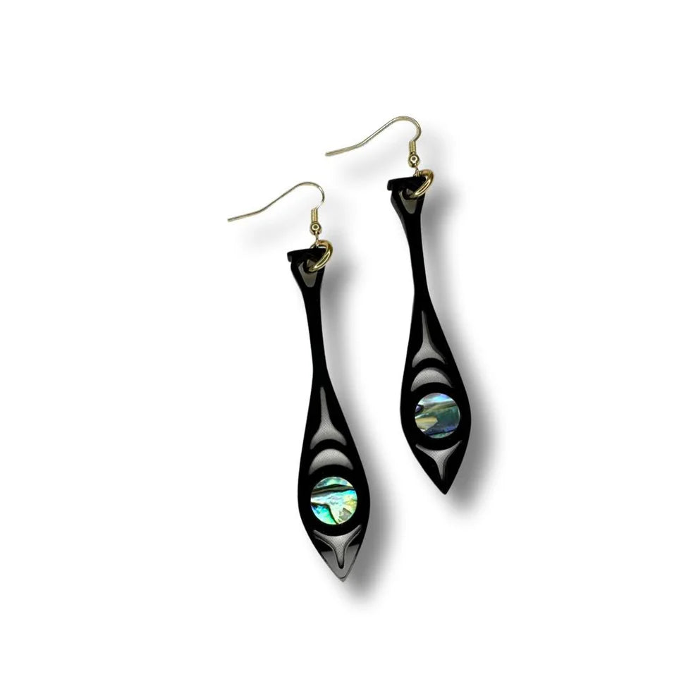 Paddle Song Earrings by Copper Canoe Woman