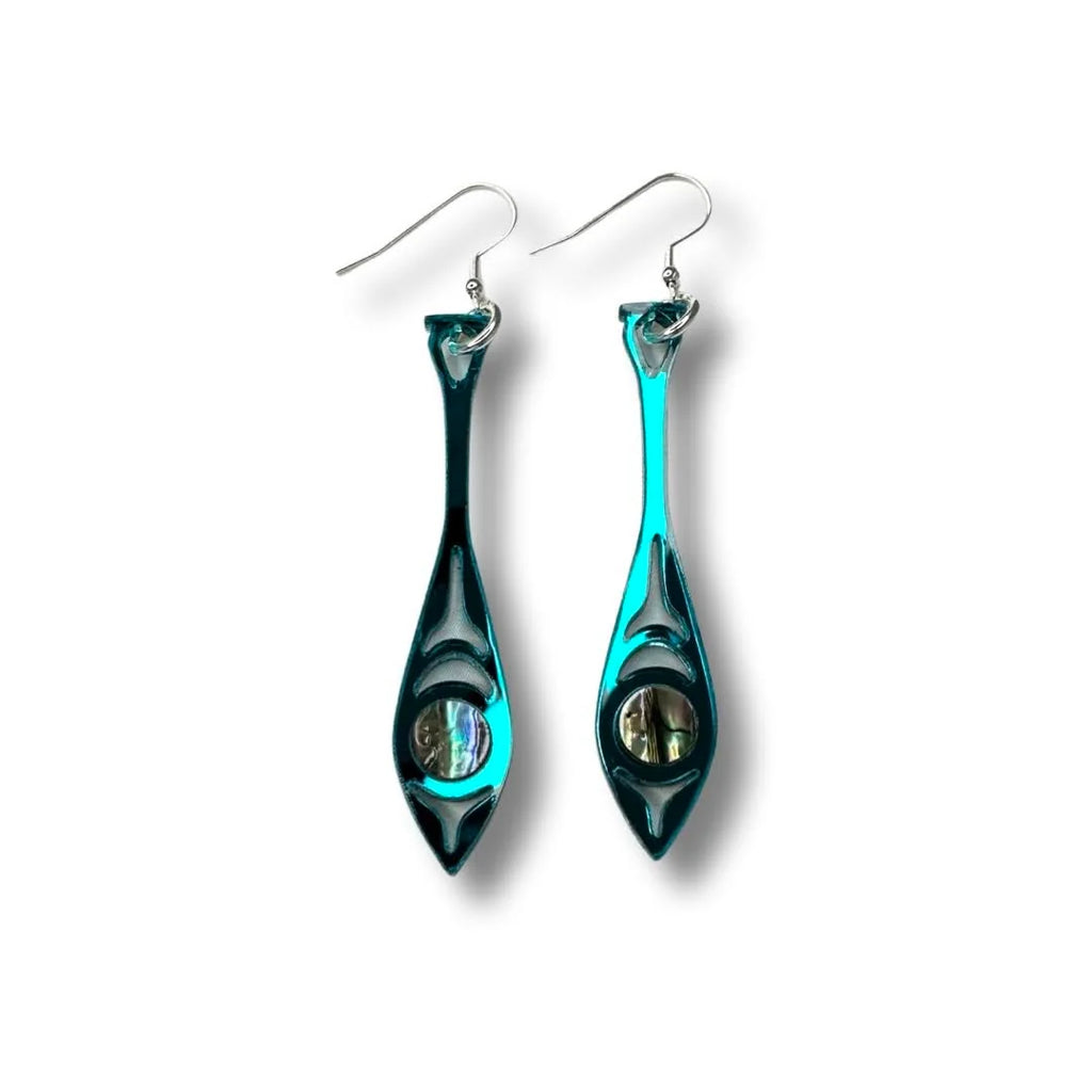 Paddle Song Earrings by Copper Canoe Woman