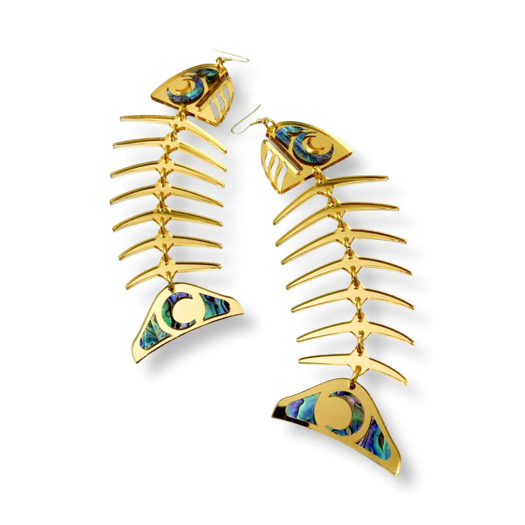 CCW | Earrings | Lrg Salmon
