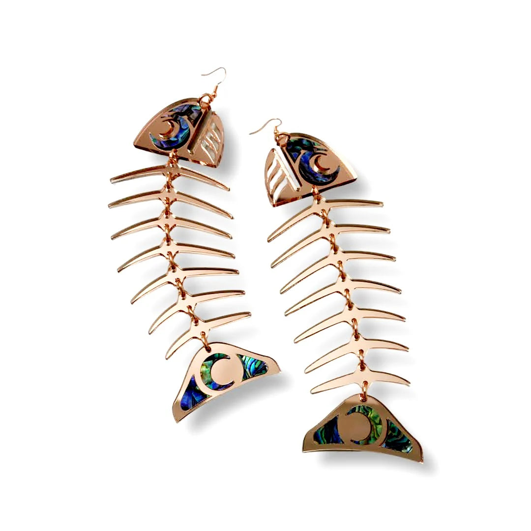 CCW | Earrings | Lrg Salmon