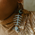 CCW | Earrings | Med Salmon