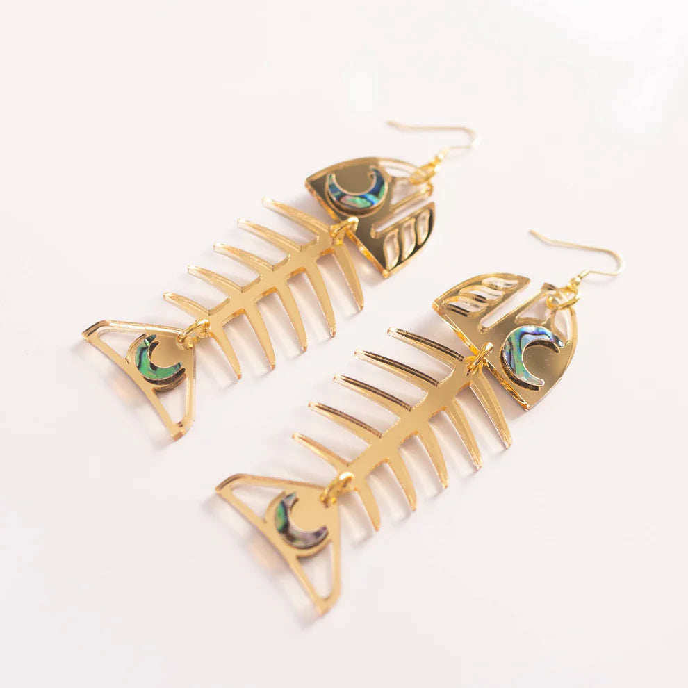 CCW | Medium Salmon Earrings