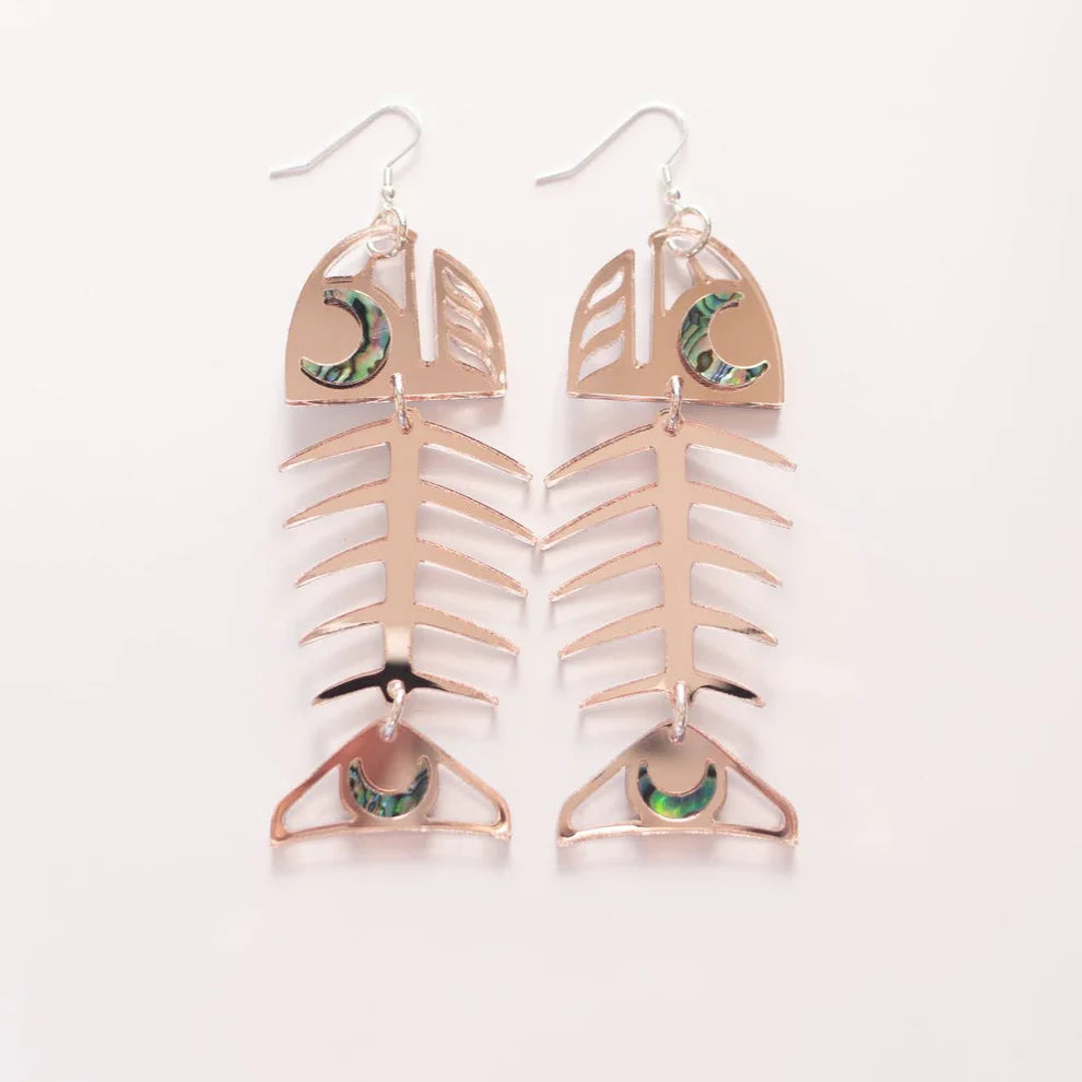 CCW | Medium Salmon Earrings