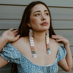 Serpent Earrings by Copper Canoe Woman