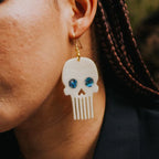 CCW | Skull Comb Earrings
