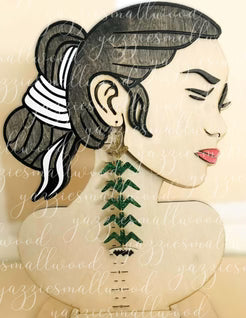 Navajo Way Tree of Life XL earrings by Yazzie Smallwood